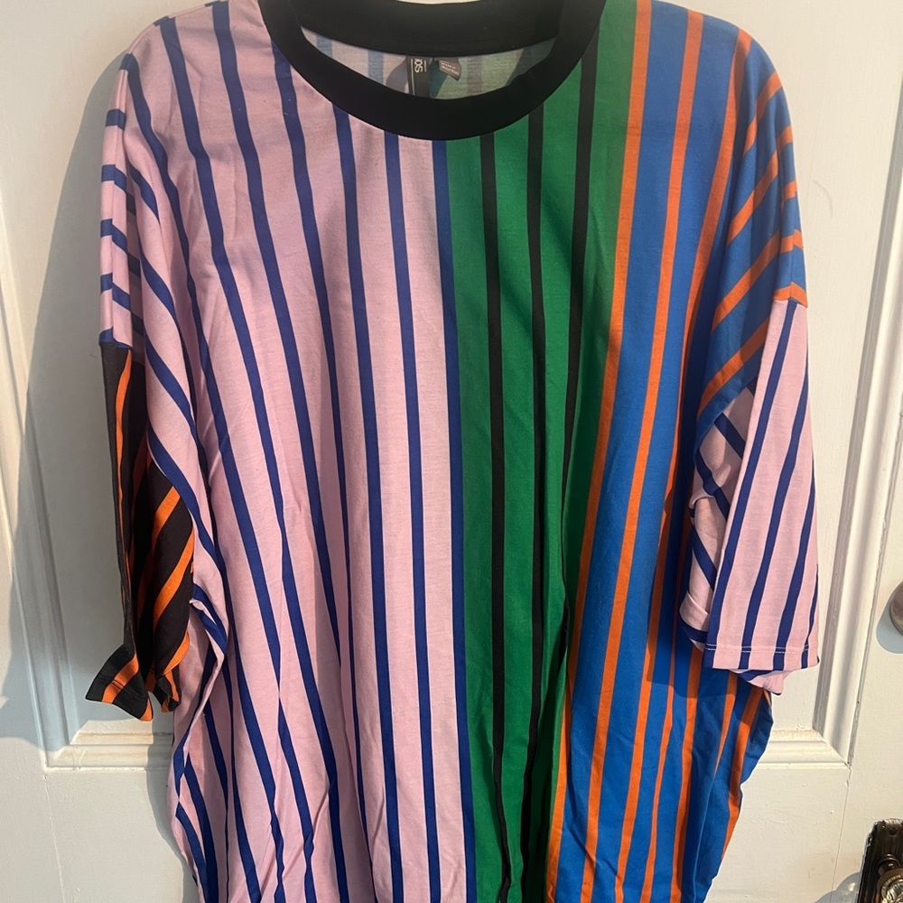 ASOS Multicolor Striped Short Sleeve Tee